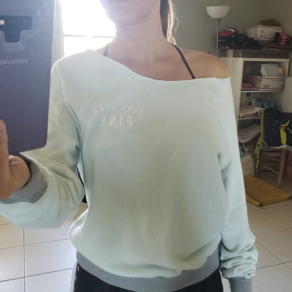 PINK Victoria's Secret Sweaters - VS Pink Blue Sweater. XS